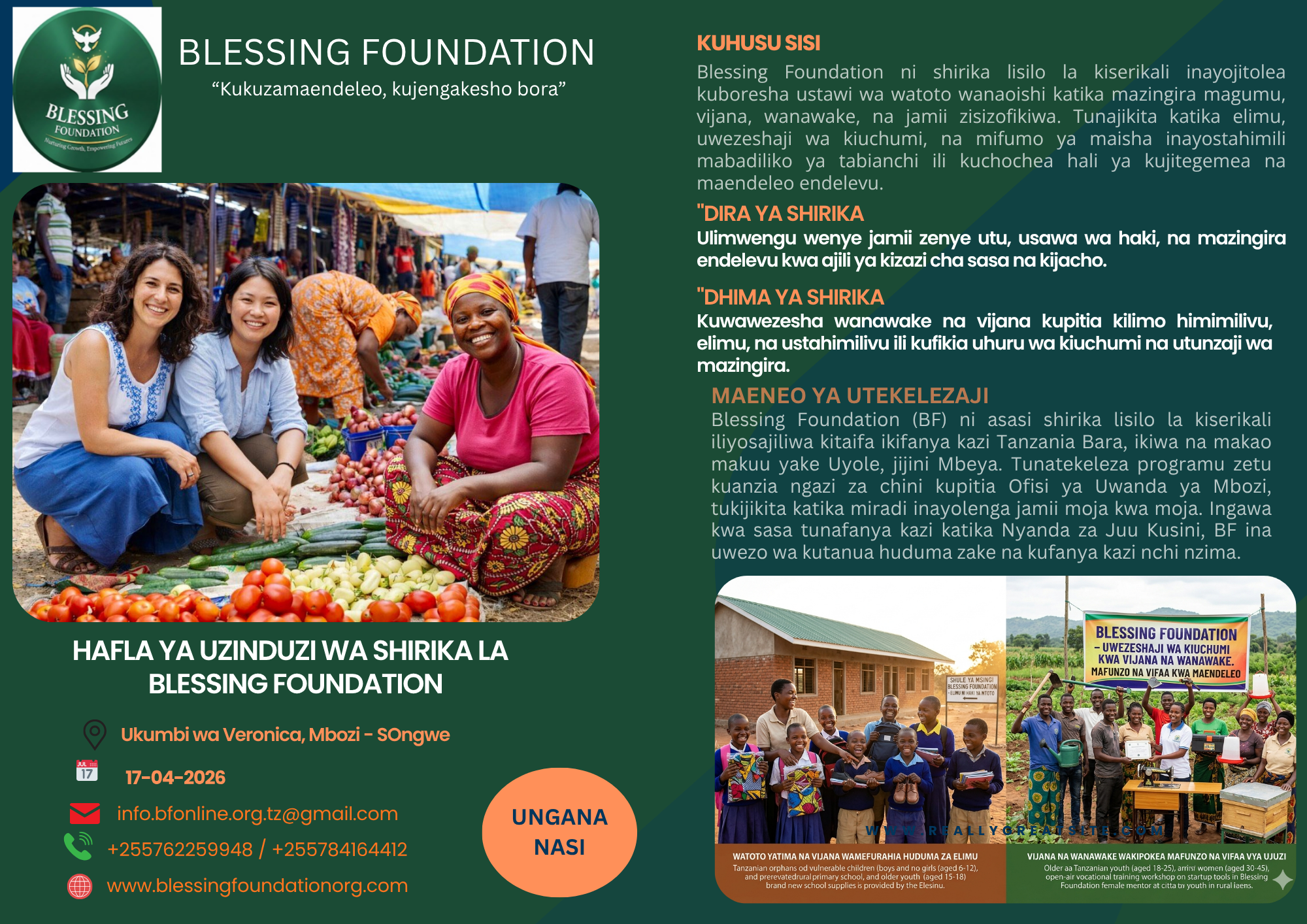 OFFICIAL LAUNCH OF BLESSING FOUNDATION